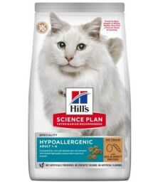 Hill’s SCIENCE PLAN Adult Hypoallergenic Сухий беззерновий корм для дорослих котів із чутливістю до певних компонентів їжі, з