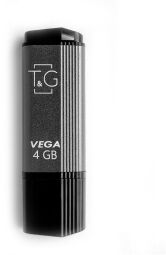 Флеш-накопичувач USB 4GB T&G 121 Vega Series Grey (TG121-4GBGY) від виробника T&G