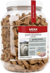 Ласощі для чутливих собак печиво з індичкою і картоплею MERA pure sensitive snacks turkey & potato 6 (059278-9218) від виробника MeRa