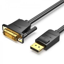 Кабель Vention DisplayPort - DVI (M/M), 1 м, Black (HAFBF)