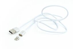 Кабель Cablexpert USB - USB Type-C (M/M), 1 м, білий (CC-USB2-AMUCMM-1M) від виробника Cablexpert