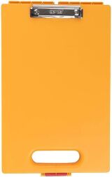 Папка-кейс з ручкою Dexas Clipcase-1 А4 з кліпсою 40x25,5 оранжевий 1717-804 (1717-J2LE)