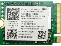 Накопичувач SSD  128GB Lite-On M.2 2230 PCIe 3.0 x4 TLC (CL1-3D128-Q11)