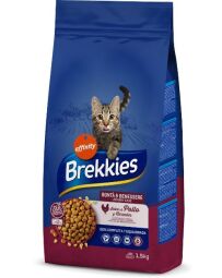 Сухой корм кошек Brekkies Cat Urinary Care 1.5 кг. с профилактикой мочекаменной болезни (926031) от производителя Brekkies
