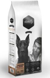 Сухий корм для собак великих та гігантських порід з куркою та рисом Amity Gigantes Chicken&Rice 15 к (418GIG15KG) від виробника Amity