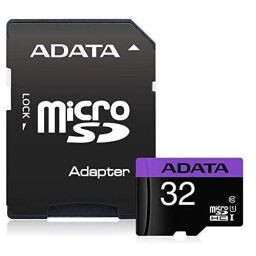 Карта памяти A-DATA Premier 32GB Micro SD (SDHC) + Adapter SD (14552) от производителя ADATA