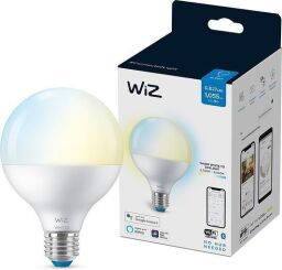 Лампа розумна WiZ, E27, 11W, 75W, 1055Lm, G95, 2700-6500K, Wi-Fi (929002451002) від виробника WiZ