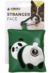 Сумка для пакетів для збирання фекалій собак Croci Stranger Face Panda 10,5*8,5 см (C6120222) від виробника Croci