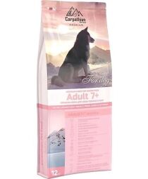 Корм Carpathian Dog Adult 7+ сухой для пожилых собак с курицей и окунем 12 кг (4820111140732) от производителя Carpathian Pet Food