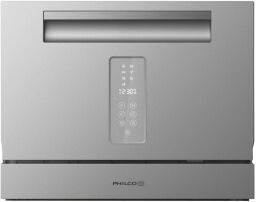 Посудомоечная машина Philco настольная, 6компл., F, 55см, дисплей, белый (PDT67DF) от производителя Philco