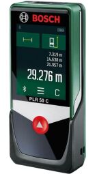 Далекомір лазерний Bosch PLR 50 C, 0.05–50м,  ±2.0мм, Bluetooth