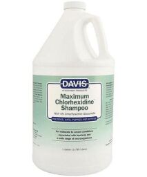 Davis Maximum Chlorhexidine Shampoo 3,8 л шампунь с 4% хлоргексидином для собак и кошек заболеваниями кожи (CH4SG) от производителя Davis
