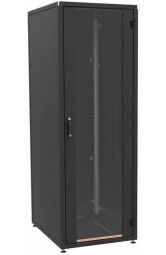 Шафа ZPAS 19", 42U, 600х800 мм, двері металеві, перфоровані  80%, чорна (IT-426080-44AA-1-161-FP) від виробника ZPAS