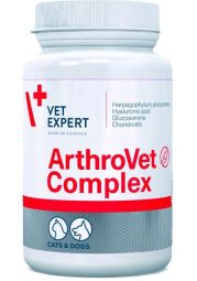 Вітаміни VetExpert ArthroVet HA Complex для зміцнення зв'язок та суглобів у собак та котів 60 табл