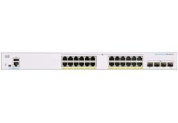 Коммутатор Cisco CBS250 Smart 24-port GE, PoE, 4x10G SFP+ (CBS250-24P-4X-EU) от производителя Cisco