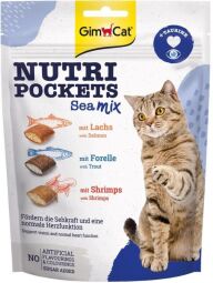 Вітамінні ласощі для котів GimCat Nutri Pockets Морський мікс 150 г (повсякденний) (SZG-419176/419268) від виробника GimCat