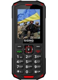 Мобільний телефон Sigma mobile X-treme PA68 Dual Sim Black/Red (4827798466520) від виробника Sigma mobile
