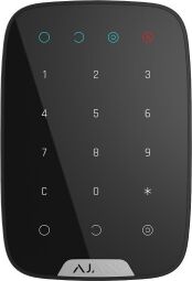 Бездротова сенсорна клавіатура Ajax KeyPad, jeweller, бездротовий, чорний