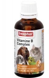 Комплекс вітамінів Beaphar Vitamine B Complex для котів, собак, гризунів та птахів 50 мл (BAR12523) від виробника Beaphar