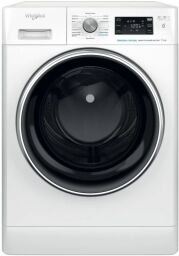 Пральна машина Whirlpool фронтальна, 11кг, 1400, A+++, 60см, дисплей, пара, інвертор, люк чорний, білий