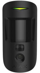 Датчик движения с камерой Ajax MotionCam, PhOD, Беспроводной, Jeweller, Черный (000027928) от производителя Ajax