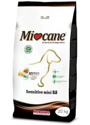 Корм Morando MioCane Mini Sensitive Salmon сухий з лососем для дорослих собак дрібних порід 20 кг (8007520080194) від виробника Morando