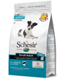 Корм Schesir Dog Small Adult Fish сухой с рыбой для собак малых пород 0.8 кг (8005852150028) от производителя Schesir
