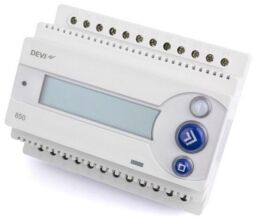 Терморегулятор Devi Devireg 850, -10...40 °C, программируемый, DIN, 15А, 230В (140F1084) от производителя Devi