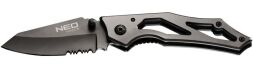 Нож складной Neo Tools, 167мм, лезвие 70мм, фиксатор, титановый корпус, чехол (63-025) от производителя Neo Tools