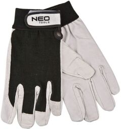 Перчатки рабочие NEO, свиная кожа, фиксация запястья, р.8 (97-604) от производителя Neo Tools