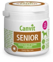 Витамины Сanvit Senior for dogs для поддержания здоровья стареющих собак 100 гр (8595602507269) от производителя Canvit