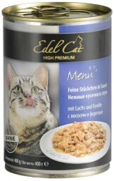Вологий корм для котів Edel Cat 400 г (лосось та форель в соусі) (SZ1000321/173053) від виробника Edel
