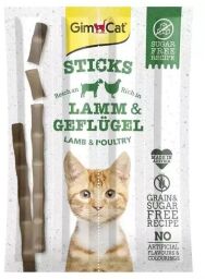 Ласощі для котів GimCat Sticks 4 шт.*5г (ягня)