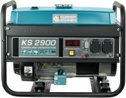 Генератор бензиновый Konner&Sohnen KS 2900, 230В, 2.9кВт, ручной запуск, 41.5кг (KS2900) от производителя Könner & Söhnen
