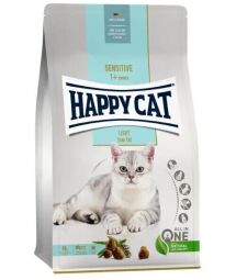 Сухой корм для взрослых кошек с избыточным весом Happy Cat Sensitive Light с мясом птицы – 1.3 кг от производителя Happy Cat