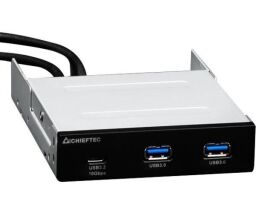 USB хаб CHIEFTEC MUB-3003C для 3.5" відсіків фронтальних панелей корпусів, 2xUSB3.1 Gen.1, 1xUSB3.1 Gen.2 Type-C