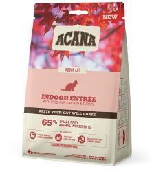 Корм Acana Indoor Entree Cat сухий для малоактивних дорослих котів 0.34 кг (0064992714482) від виробника Acana