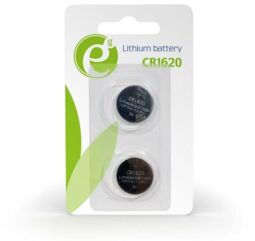 Батарейка EnerGenie Lithium CR1620 BL 2 шт (EG-BA-CR1620-01) от производителя Energenie