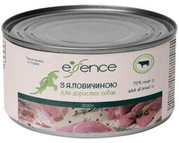Влажный корм для взрослых собак Essence 200 г (говядина) (SZ20307) от производителя Essence