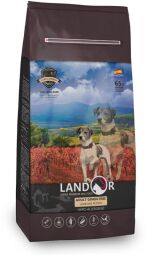 LANDOR Повнораціонний сухий корм для дорослих собак всіх порід беззерновой ягня з бататом 1 кг