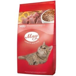 Сухой корм для взрослых кошек Мяу с индейкой и садовой травой 14 кг (B1280801) от производителя Мяу!