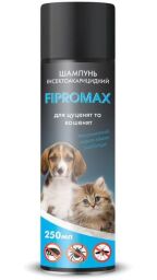 Шампунь від бліх і кліщів для кошенят і цуценят з пропоскуром Fipromax 250 мл НФ-00002023(F-020) від виробника NoName