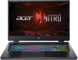 Ноутбук Acer Nitro 17 AN17-41 17.3" IPS QHD, AMD R7-7735HS, 16GB, F1024GB, NVD4050-6, Lin, черный (NH.QL1EU.001) от производителя Acer