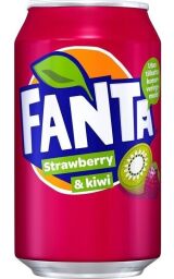 Напій Fanta Strawberry Kiwi 330 ml (5740700987984) от производителя Coca-Cola
