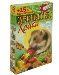 Корм "Зернышко" Хомка для грызунов (орех, сухофрукты) 575 г (103110) от производителя Зернятко і К