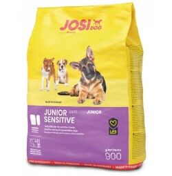 Корм Josera JosiDog Junior Sensitive сухий з м'ясом птиці для щенят та юніорів з чутливим травленням 0.9 кг (4032254745570) від виробника Josera