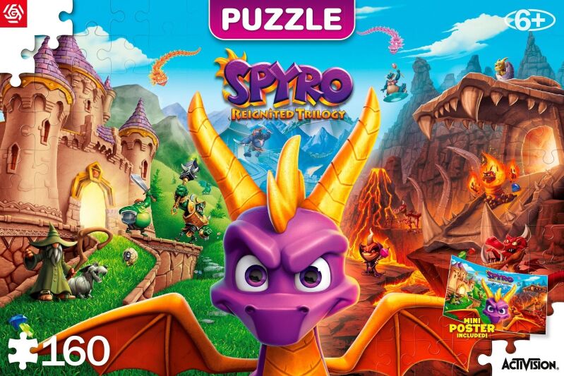 Пазл Spyro Reignited Trilogy Puzzles 160 ел. (5908305240389) - зображення 2