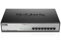 Комутатор D-Link DGS-1008MP 8xGE PoE, 140W, Некерований від виробника D-Link