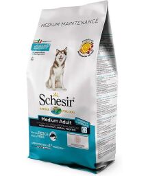 Корм Schesir Dog Medium Adult Fish сухий із рибою для собак середніх порід 12 кг (8005852161086) від виробника Schesir